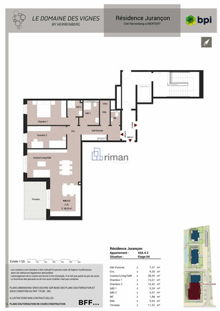 Apartment with 2 bedroom(s) to sell in Mertert