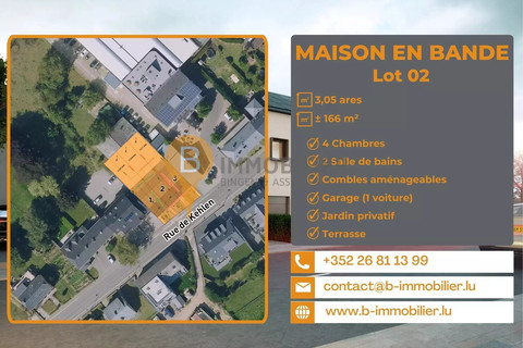 Moradia geminada com 4 quarto(s) para venda em Keispelt