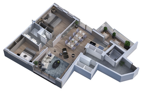 Apartment with 2 bedroom(s) to sell in Mondorf-les-Bains