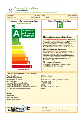 Apartamento com 2 quarto(s) para venda em Heffingen
