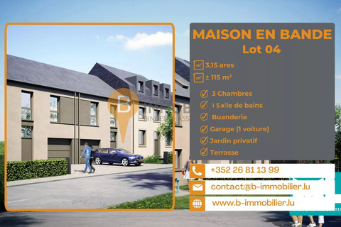 Doppelhaushälfte 3 Zimmer zu verkaufen in Grosbous