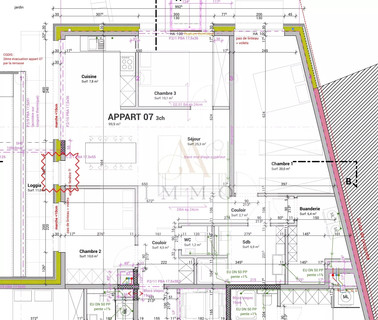Apartamento com 2 quarto(s) para venda em Luxembourg-Neudorf