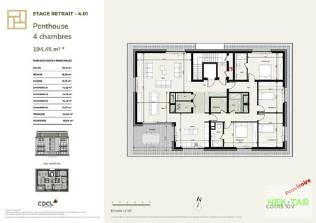 Penthouse com 4 quarto(s) para venda em Luxembourg-Merl