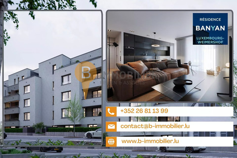 Apartment with 2 bedroom(s) to sell in Luxembourg-Weimershof