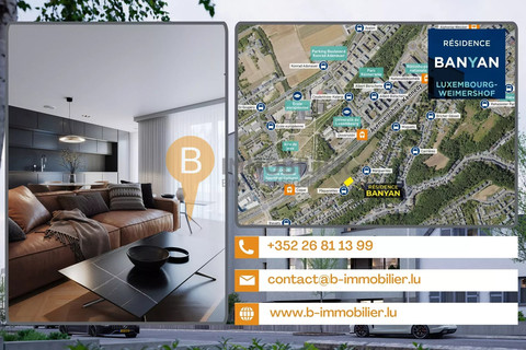 Apartment with 2 bedroom(s) to sell in Luxembourg-Weimershof