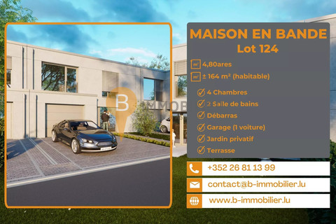 Semi-detached with 4 bedroom(s) to sell in Mondercange