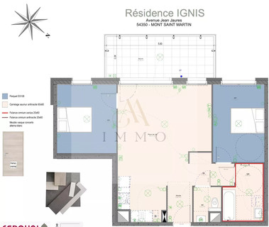 Apartment with 2 bedroom(s) to sell in Longwy