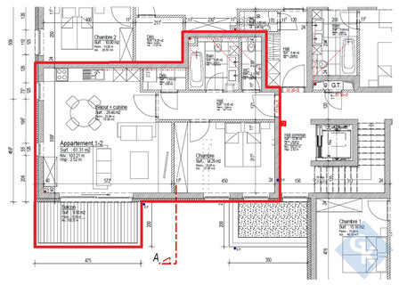 Apartment with 1 bedroom(s) to rent in Reuler
