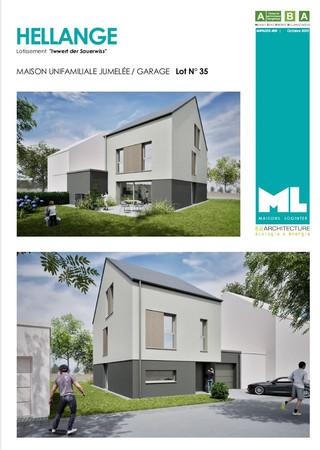 Semi-detached with 3 bedroom(s) to sell in Hellange