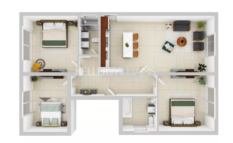 Apartment with 2 bedroom(s) to sell in Dudelange