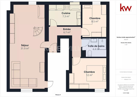 Apartment with 2 bedroom(s) to sell in Dudelange