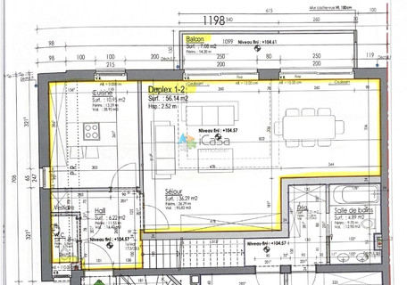 Duplex com 3 quarto(s) para venda em Mamer