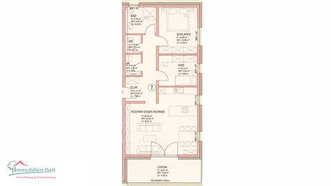 Apartment with 2  bedroom(s) to sell in Zerf