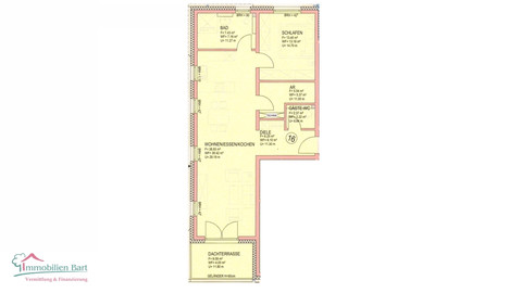 Apartment with 1  bedroom(s) to sell in Zerf