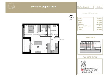 Estúdio para venda em Belval