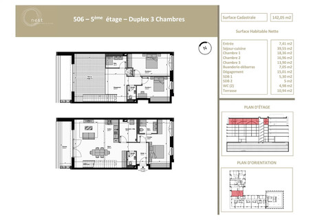 Duplex com 3 quarto(s) para venda em Belval
