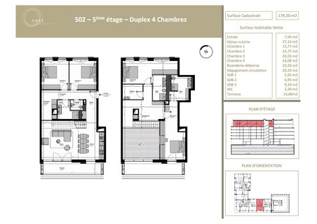Duplex com 4 quarto(s) para venda em Belval