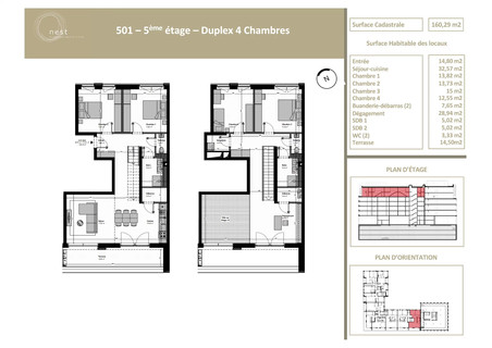 Duplex com 4 quarto(s) para venda em Belval