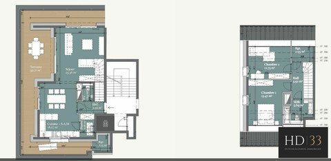 Duplex with 2 bedroom(s) to sell in Bettange-sur-Mess