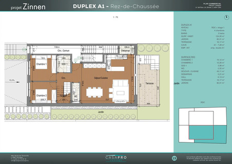 Duplex com 4 quarto(s) para venda em Olm