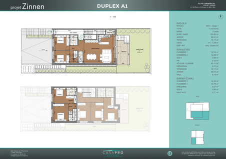 Duplex com 4 quarto(s) para venda em Olm