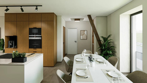 Apartment with 2 bedroom(s) to sell in Reisdorf