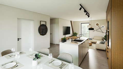 Apartment with 2 bedroom(s) to sell in Reisdorf