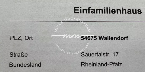 Moradia com 2 quarto(s) para venda em Wallendorf
