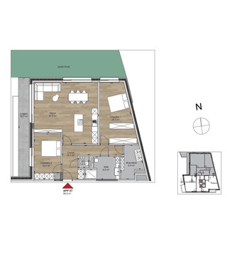 Estúdio com 1 quarto(s) para venda em Luxembourg-Neudorf Estúdio com 1 quarto(s) para venda em Luxembourg-Neudorf