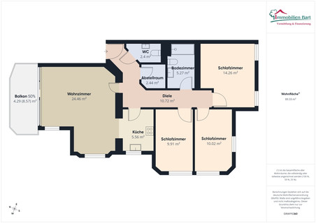 Apartamento com 3  quarto(s) para venda em Saarburg