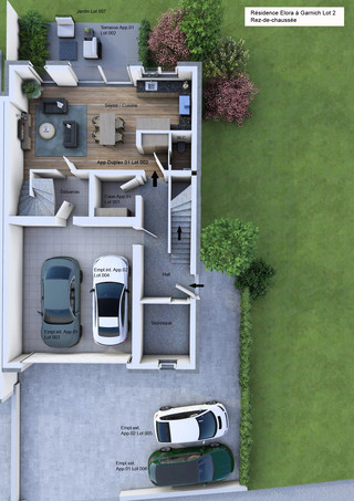 Apartamento com 3 quarto(s) para venda em Garnich