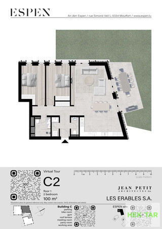 Apartamento com 2 quarto(s) para venda em Moutfort