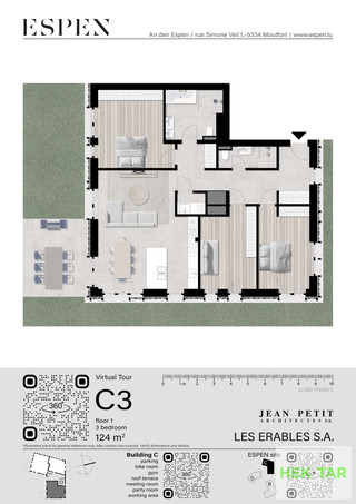 Apartamento com 3 quarto(s) para venda em Moutfort