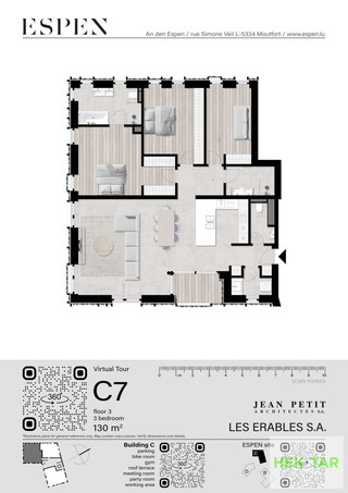 Apartamento com 3 quarto(s) para venda em Moutfort