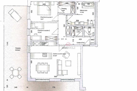 Apartamento com 2 quarto(s) para venda em Eselborn