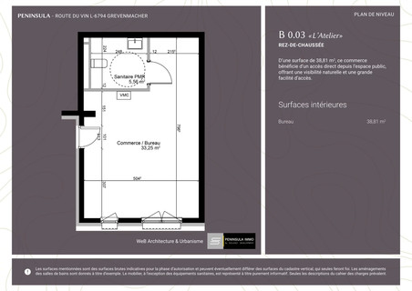 Office to sell in Grevenmacher