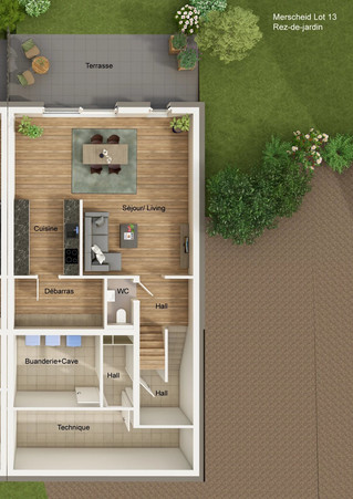 Maison 3 chambre(s) à vendre à Merscheid