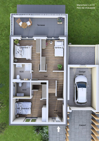 Maison 3 chambre(s) à vendre à Merscheid