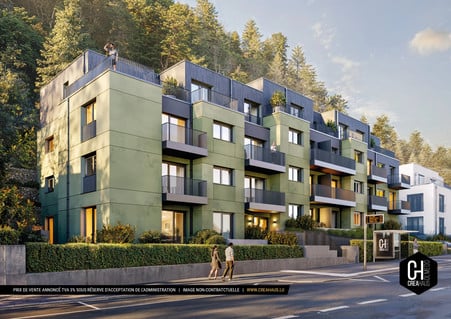 Einzimmerwohnung zu verkaufen in Luxembourg-Neudorf