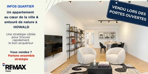 Apartment with 2 bedroom(s) to sell in Luxemburg-Howald