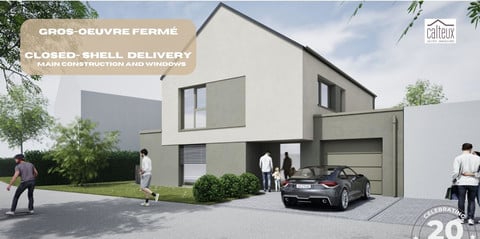 Rohbau 4 Zimmer zu verkaufen in Hellange